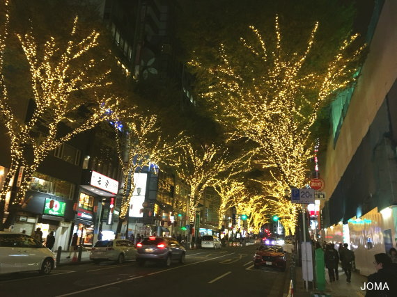 東京渋谷区宮益坂付近